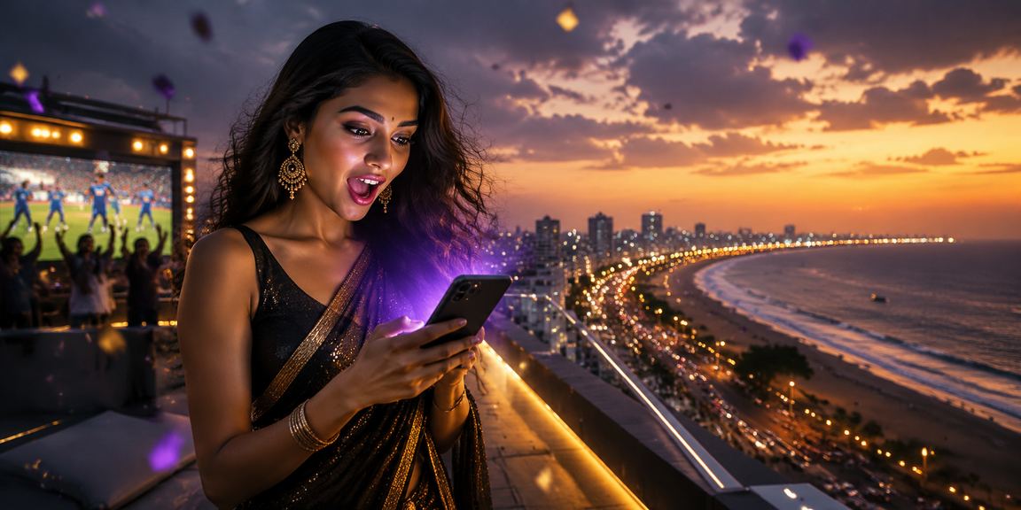 User making secure mobile payment near Marina Beach Chennai